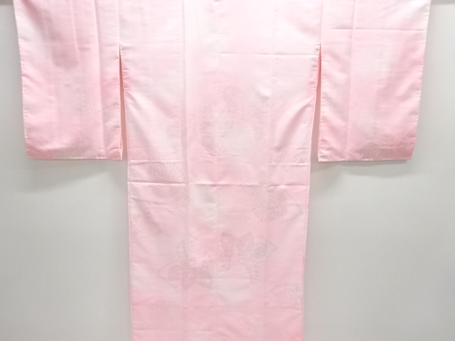 JAPANESE KIMONO / UNUSED JUBAN / WOVEN PAULOWNIA & KIKU 